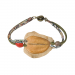 Les bijoux Jacaranda en graines naturelles : JACARANDA KAKI ET ORANGE 0