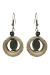 Les bijoux Jacaranda en graines naturelles : Boucles d'oreilles modèle CUPULE Gris 0