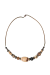 Les bijoux Jacaranda en graines naturelles : Collier modèle RAS DE COU MIX MARRON 0